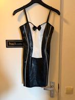 latex/datex sexy kinky rollen (sissy) jurkje, Verzenden, Zo goed als nieuw, Maat 36 (S)
