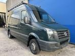 Volkswagen Crafter 2.0 TDi (15.694 euro excl) 3,5 T Sleep!, Auto's, 0 kg, Euro 5, Parkeersensor, Zwart
