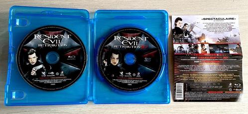 RESIDENT EVIL - RETRIBUTION / 3D+2D / 2 BLURAY/SANS Jaquette, CD & DVD, Blu-ray, Comme neuf, Science-Fiction et Fantasy, 3D, Enlèvement ou Envoi