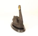 Belle statue en bronze d'un cygne LIVRAISON GRATUITE, Envoi, Bronze
