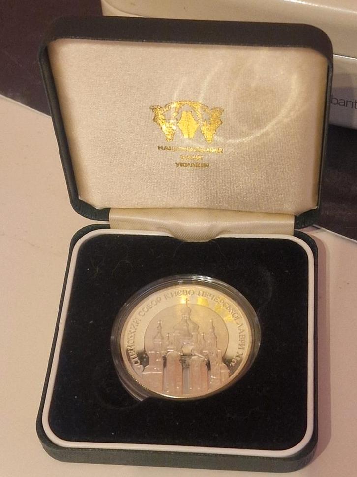 Oekraïne 10 hryvnia Silver munt, Postzegels en Munten, Edelmetalen en Baren, Ophalen of Verzenden