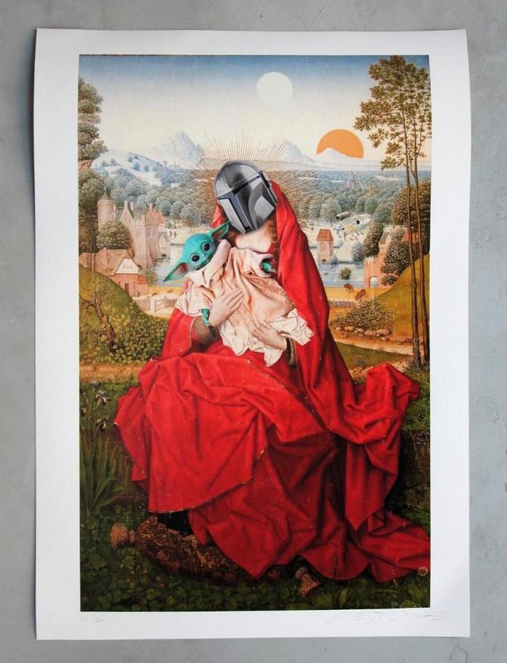 Star Wars - Poster - 63 x 43 cm High Quality giclée print, Verzamelen, Posters, Zo goed als nieuw, Ophalen of Verzenden