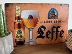 Metalen reclamebord Leffe, Ophalen of Verzenden, Nieuw, Reclamebord, Plaat of Schild, Leffe