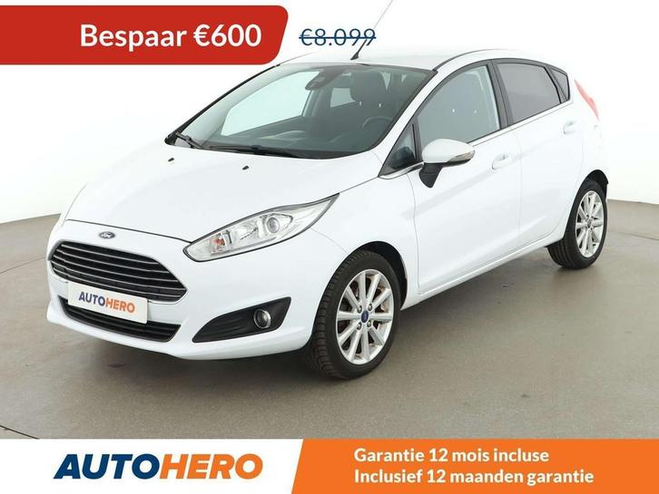 Ford Fiesta 1.0 EcoBoost Titanium (bj 2016), Auto's, Ford, Te koop, Fiësta, ABS, Airbags, Airconditioning, Bluetooth, Boordcomputer