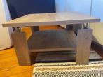Houten salontafel, Huis en Inrichting, Ophalen, Gebruikt, 50 tot 100 cm, Vierkant