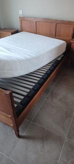 Bed van 120x200 cm, 120 cm, Brun, Queen size, Bois