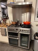 Cuisinière gaz avec fours électriques + hotte, Electroménager, À Poser, 5 zones de cuisson ou plus, 85 à 90 cm, Enlèvement