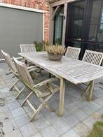 Tuinset Bristol teak, Tuin en Terras, Ophalen, Gebruikt, Tuinset