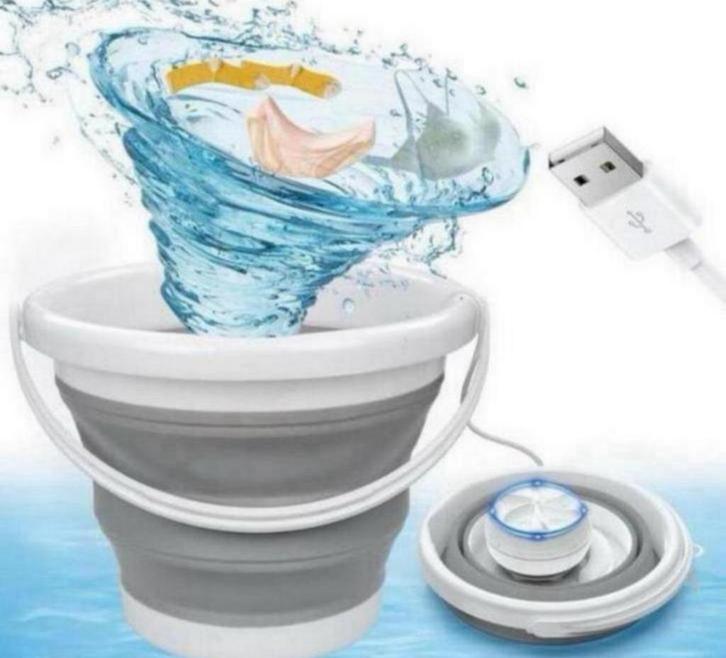 Draagbare Mini-wasmachine Ultrasone turbinewas draagbaar usb, Caravans en Kamperen, Kampeeraccessoires, Nieuw, Ophalen of Verzenden