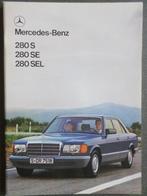Mercedes 280 S SE SEL Brochure, Boeken, Auto's | Folders en Tijdschriften, Ophalen, Mercedes