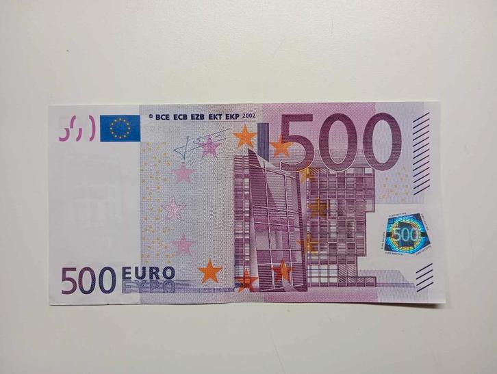 500 euro biljet (gaaf ongeplooid), Timbres & Monnaies, Billets de banque | Europe | Euros, Billets en vrac, Allemagne, 500 euros