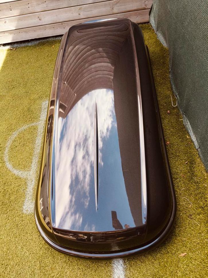 Zwarte metallic Dakkoffer bermude 930, Auto diversen, Dakkoffers, Ophalen
