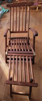 Mooie degelijke teak ligzetel, Ophalen