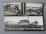 oude postkaart vliegveld Flughafen Düsseldorf, Verzenden, 1940 tot 1960, Gelopen, Duitsland