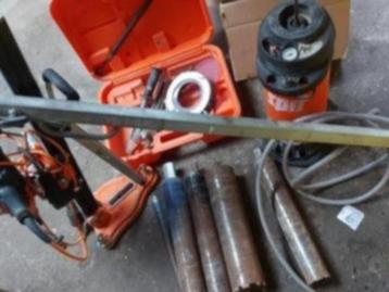 Spit diamantboormachine sd160 +statief Trix 160 water boren beschikbaar voor biedingen