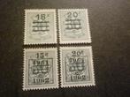 België/Belgique 1960 Mi 1231/32/1231v/32v** Postfris/Neuf, Postzegels en Munten, Verzenden, Postfris