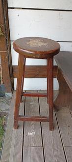 Oude kruk 67 cm, Huis en Inrichting, Krukjes, Ophalen, Gebruikt