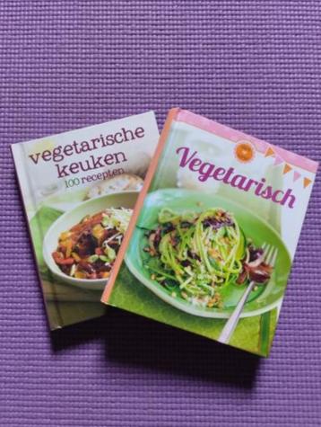 2 x vegetarische kookboeken ‍  beschikbaar voor biedingen