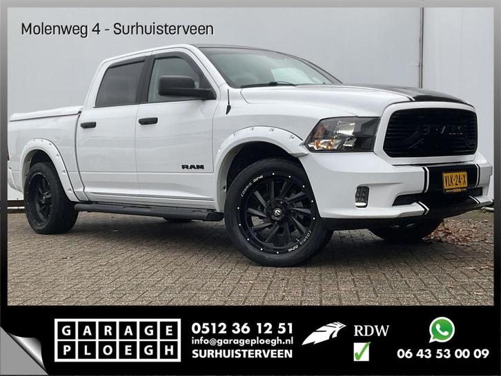 Dodge Ram 1500 5-Pers 5.7 V8 4x4 Crew Cab Leer Bodykit Rebel, Auto's, Dodge, Bedrijf, RAM 1500, 4x4, ABS, Climate control, Cruise Control