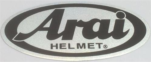 Arai Helmet metallic sticker #13, Motos, Accessoires | Autocollants, Envoi
