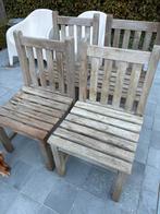 Robuuste teak tuin stoel, Tuin en Terras, Tuinstoelen, Ophalen, Teakhout