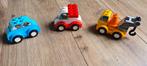 Lego Duplo 3 wagens, Ophalen, Zo goed als nieuw, Complete set, Duplo