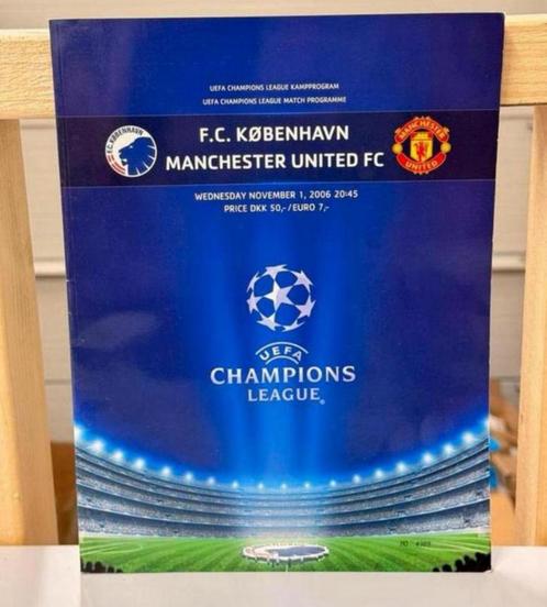 FC Copenhagen v Manchester United 2006/07 Champions League, Verzamelen, Sportartikelen en Voetbal, Boek of Tijdschrift, Ophalen of Verzenden