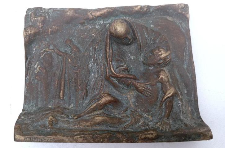 OCTAVE ROTSAERT brons beeld, Antiek en Kunst, Antiek | Brons en Koper, Brons, Ophalen of Verzenden