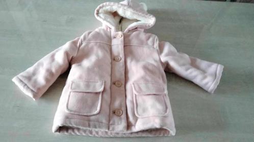 duffelcoat / winter jas roze la Redoute maat 86, Kinderen en Baby's, Babykleding | Maat 86, Zo goed als nieuw, Meisje, Jasje, Ophalen of Verzenden