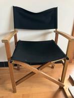 Chaise de réalisateur noir marron 2 pièces. 39 euros chacun, Maison & Meubles, Enlèvement, Utilisé