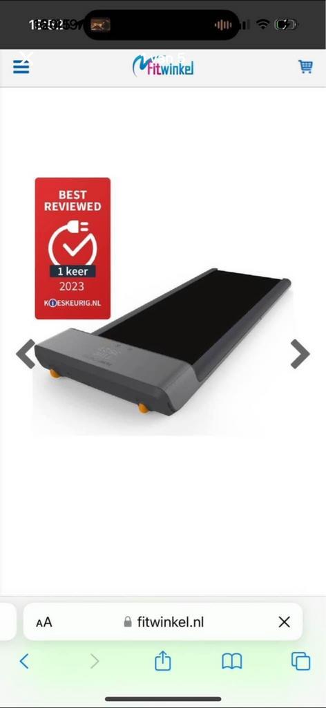 Wandelband lichte loopband - Walking pad DTM100i, Sport en Fitness, Loopsport en Atletiek, Zo goed als nieuw, Ophalen