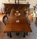 Salle à manger en chêne, Maison & Meubles, Enlèvement, Comme neuf, Eik klassiek, 4 à 6 chaises