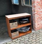 Bijzettafel cortenstaal 1m * 50cm, Ophalen, Zo goed als nieuw