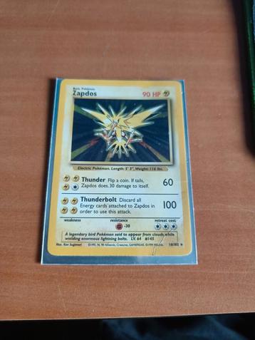 Holo Zapdos (base set) beschikbaar voor biedingen