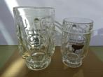 Twee bierpullen bierglazen, Ophalen of Verzenden, Nieuw, Bierglas