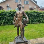 Grande sculpture en régule 62cm en parfait état, Ophalen of Verzenden