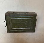wo2 - US .30 munitiekistje voor de Browning M1917, Verzamelen, Militaria | Tweede Wereldoorlog, Ophalen of Verzenden, Landmacht
