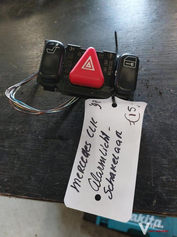 CLK alarmlichtschakelaar '98, Auto-onderdelen, Dashboard en Schakelaars, Gebruikt, Ophalen of Verzenden