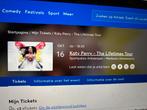 Katy Perry sportpaleis 16/10 1 ticket zitplaats, Tickets en Kaartjes, Concerten | Pop, Oktober