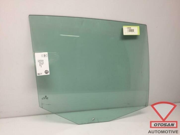 vw golf v 5 05 09 ruit raam portier deur rechts achter, Auto-onderdelen, Ruiten en Toebehoren, Volkswagen, Gebruikt