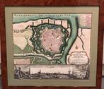 Carte d'Ostende du XVIIIe siècle dans un cadre, Antiquités & Art, Art | Eaux-fortes & Gravures, Enlèvement ou Envoi