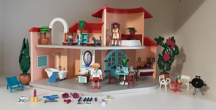 PLaymobil vakantievilla - als nieuw, Kinderen en Baby's, Speelgoed | Playmobil, Zo goed als nieuw, Complete set, Ophalen of Verzenden