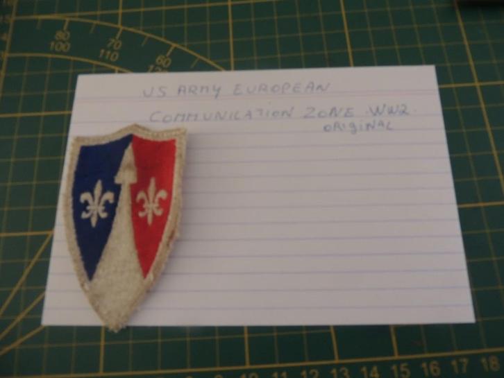 PACHT US ARMY EUROPEAN COMMUNICATION ZONE  WWII ORIGINAL, Collections, Objets militaires | Seconde Guerre mondiale, Armée de terre