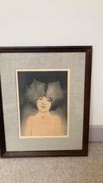 Litho of Ets van Aquarel Walter Brems, Ophalen