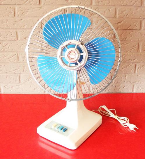 Vintage Ventilator / Traction Super Deluxe / 3 Snelheden, Elektronische apparatuur, Ventilatoren, Zo goed als nieuw, Tafelventilator
