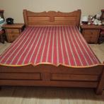 Tweepersoonsbed, Huis en Inrichting, Ophalen, Bruin, Tweepersoons, Zo goed als nieuw