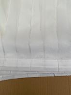 Glasgordijnen, Huis en Inrichting, Ophalen, Wit, Zo goed als nieuw, 200 cm of meer