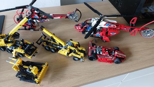 LEGO TECHNIC Bundle met helikopters/gebouw/auto, Kinderen en Baby's, Speelgoed | Duplo en Lego, Gebruikt, Lego, Ophalen of Verzenden