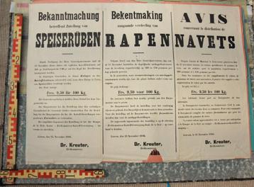 Lot oorlogspapieren / affiches 1914-1918 beschikbaar voor biedingen
