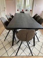 8 prachtige eetkamerstoelen  - Beautiful dining chair, Vijf, Zes of meer stoelen, Stof, Modern - cottage, Bruin